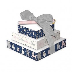 Tower of Note Pads w/Pen - Dogs