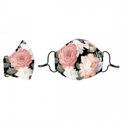 Fabric Face Mask - Evening Foral