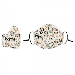 Fabric Face Mask - Puppy Portrait