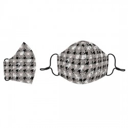 Fabric Face Mask - HoundsTooth