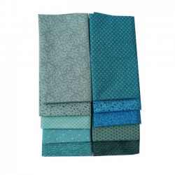 Fabric Bundle (1mX10 pcs) - AQUA