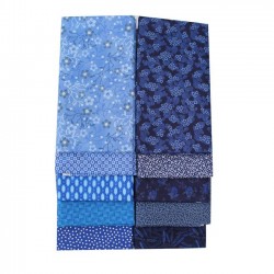 Fabric Bundle (1m X 10 pcs) - BLUE