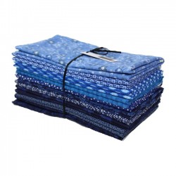 Fabric Bundle (1m X 10 pcs) - BLUE
