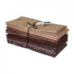 Fabric Bundle (1m X 10 pcs) - BROWN
