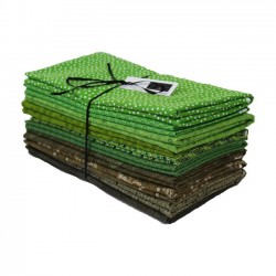 Fabric Bundle (1mX10 pcs) - GREEN