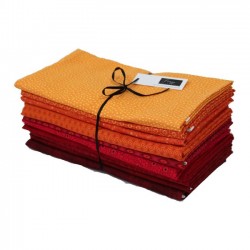 Fabric Bundle (1m X 10 pcs) - ORANGE