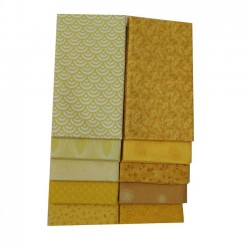 Fabric Bundle (1m X 10 pcs) - YELLOW